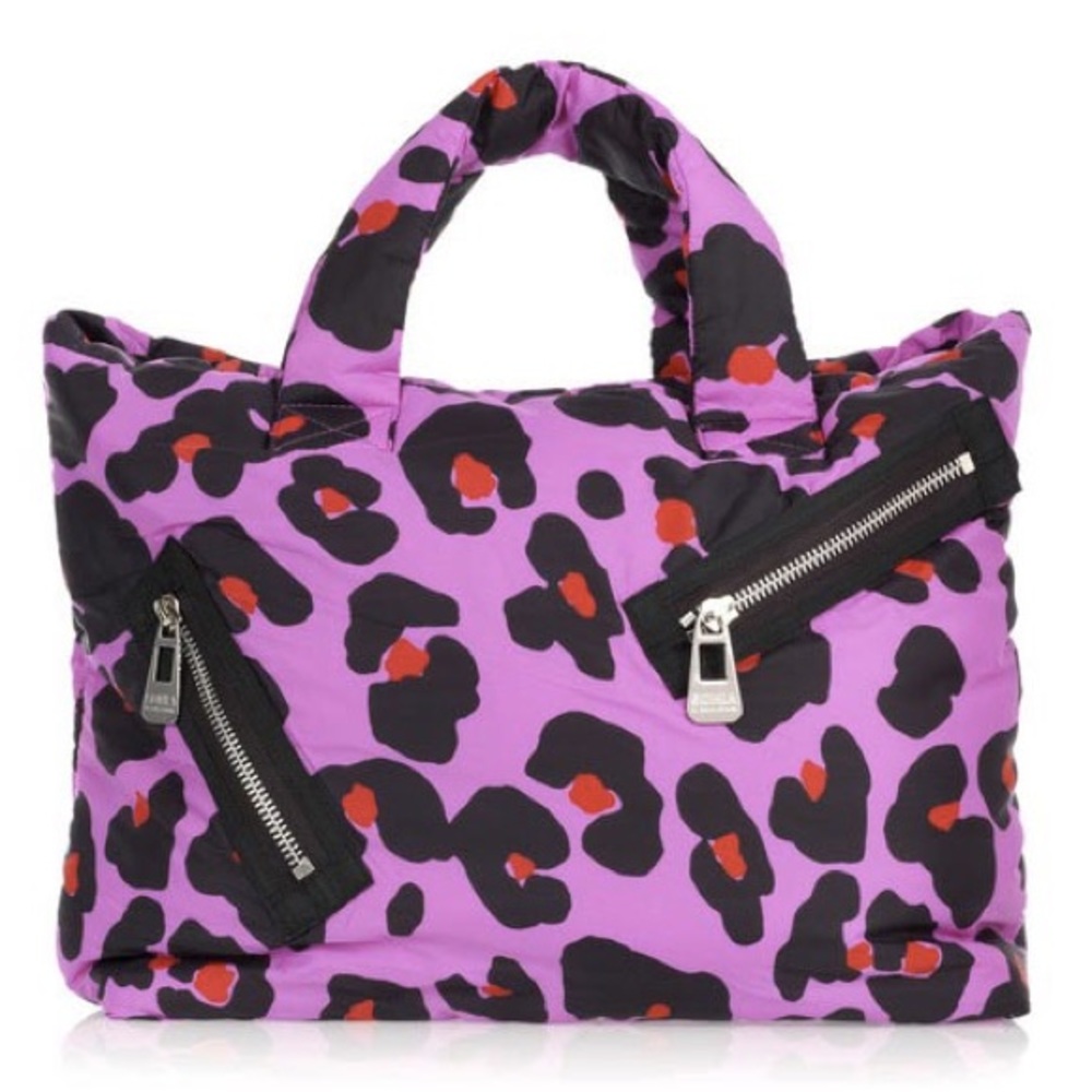 Sonia by Sonia Rykiel Nylon Leopard Print Bag